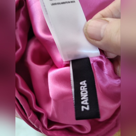 Buffalo David Bitton  hot pink faux leather perfecto moto jacket Sz Xs Unworn - Picture 9 of 12